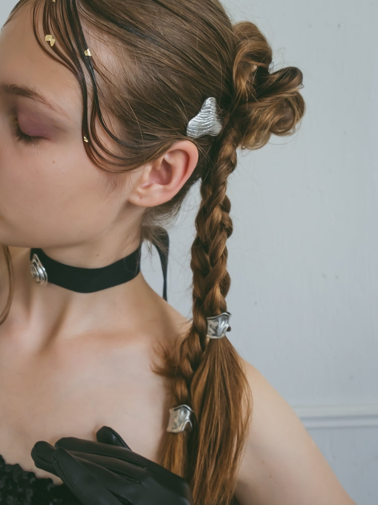 marte Leather Hair Pierce