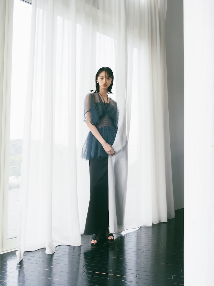 SARA MALLIKA/サラマリカ】GEOMETRIC LACE RELAX PANT レース