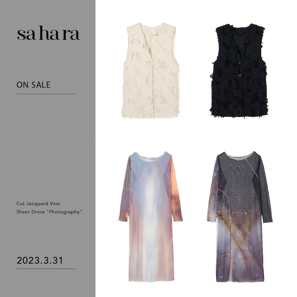 sahara 新作入荷のお知らせ｜2023.3.31 fri. – MARTE