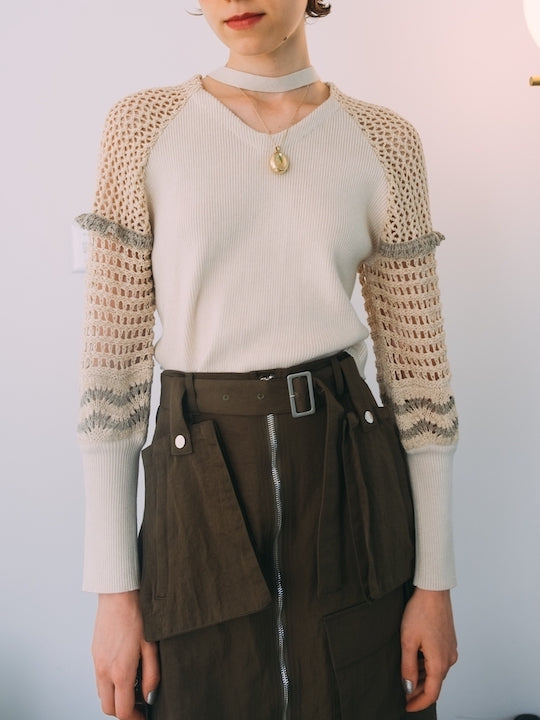 MARTE knit skirt