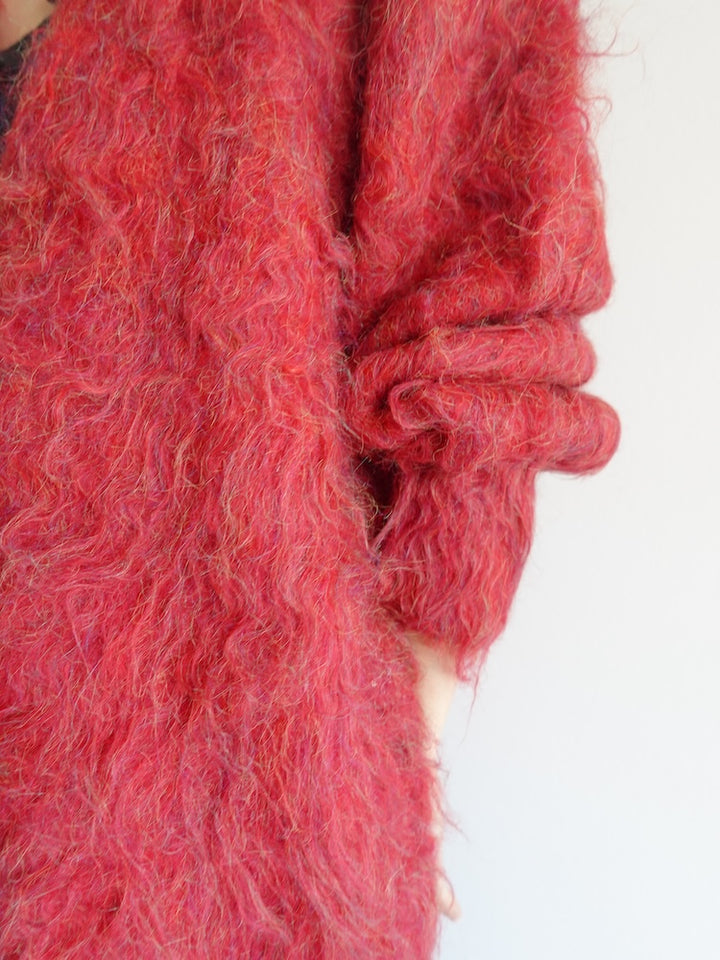 【11月お届け】Carl Shaggy Knit Cardigan