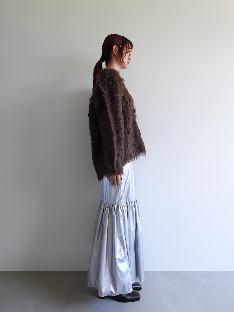 【11月お届け】Carl Shaggy Knit Cardigan