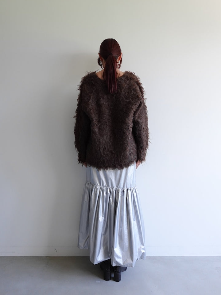 【11月お届け】Carl Shaggy Knit Cardigan