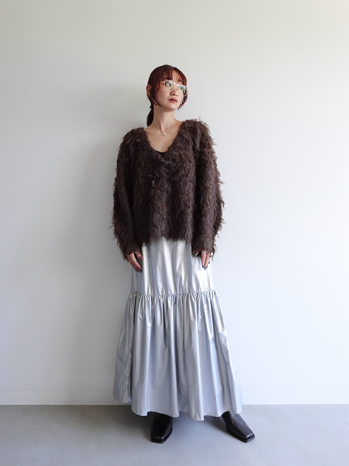 【11月お届け】Carl Shaggy Knit Cardigan