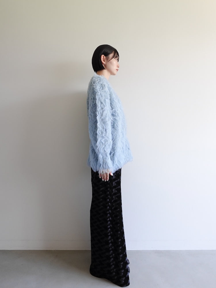 【11月お届け】Carl Shaggy Knit Cardigan