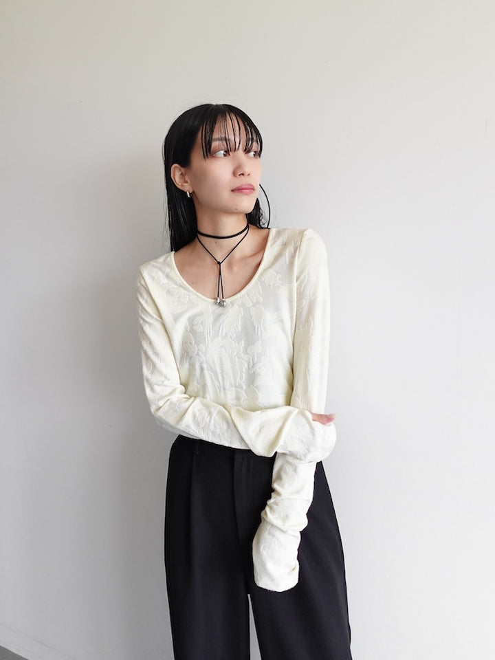 モデル身長:158cm / カラー:Ivory