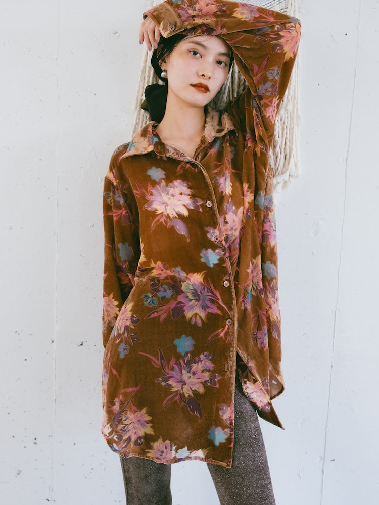 Velvet Over Shirt｜ベロアオーバーシャツ – MARTE