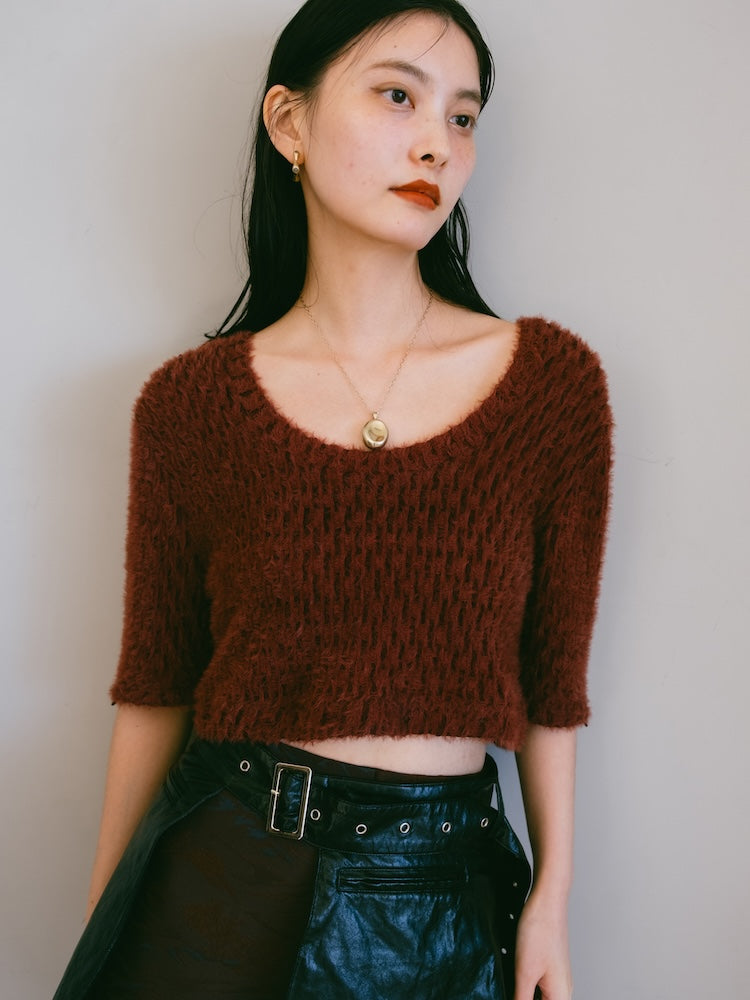 Multi Way Furry Top – MARTE