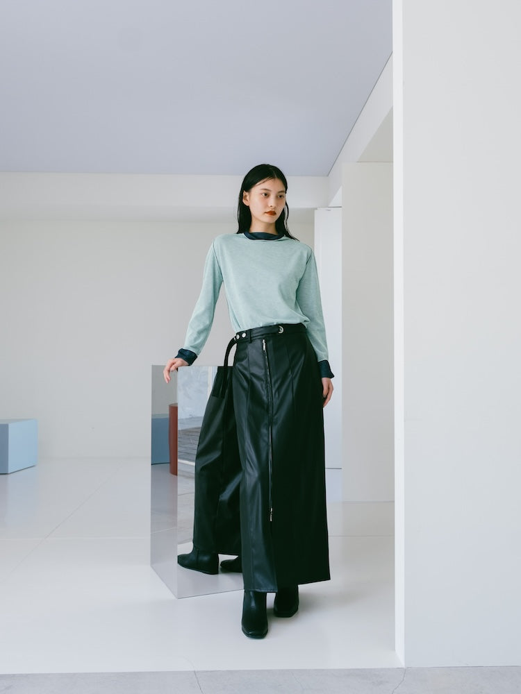 モデル身長:173cm / カラー:Mint×Navy