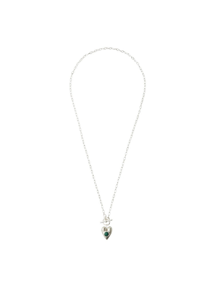 カラー:Silver × Malachite (Green)