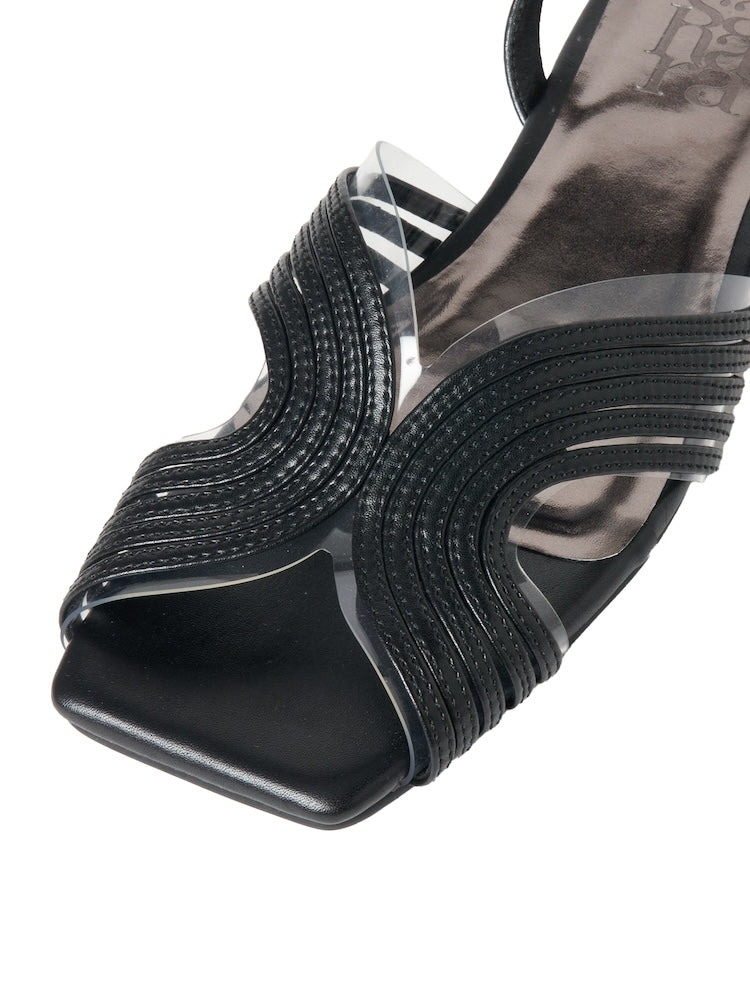 カラー:Black / サイズ:S, M, L