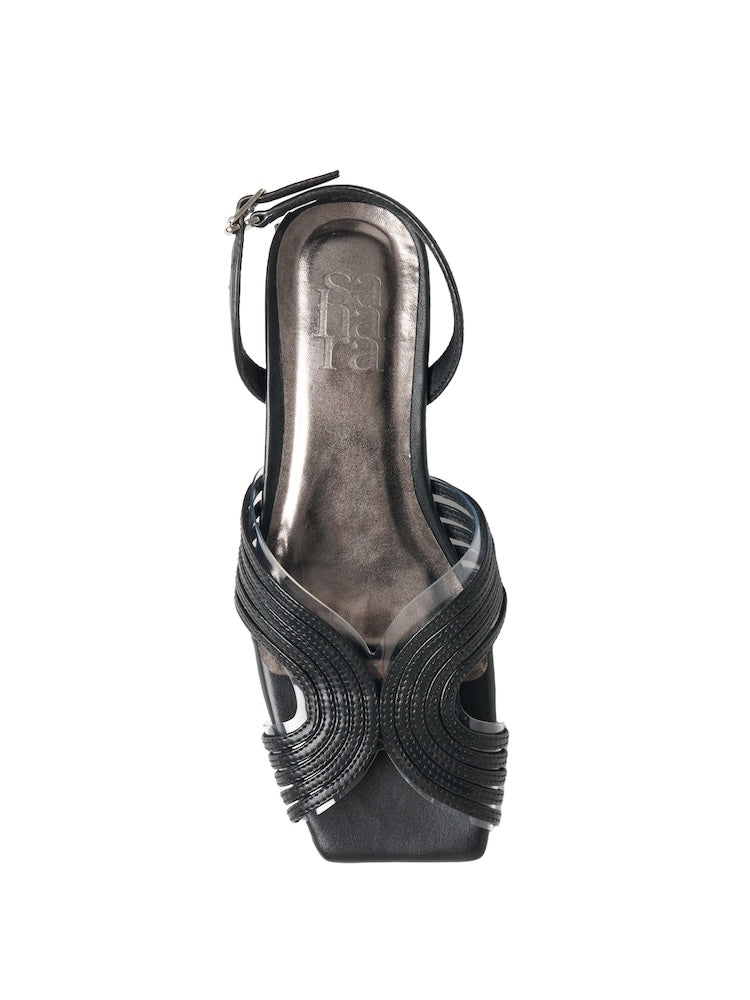 カラー:Black / サイズ:S, M, L