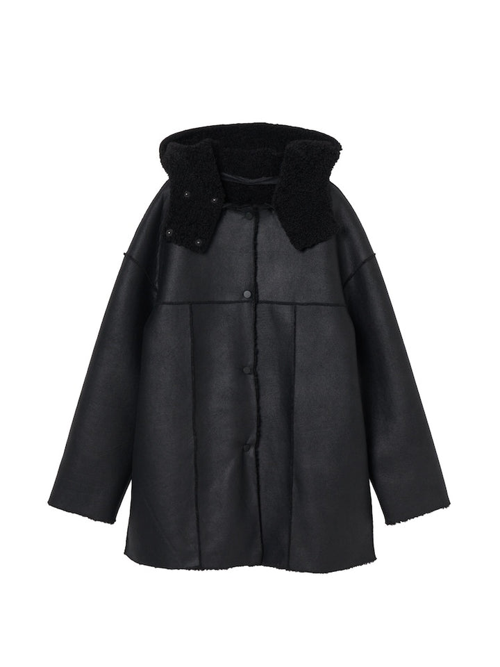 Reversible Hooded Coat