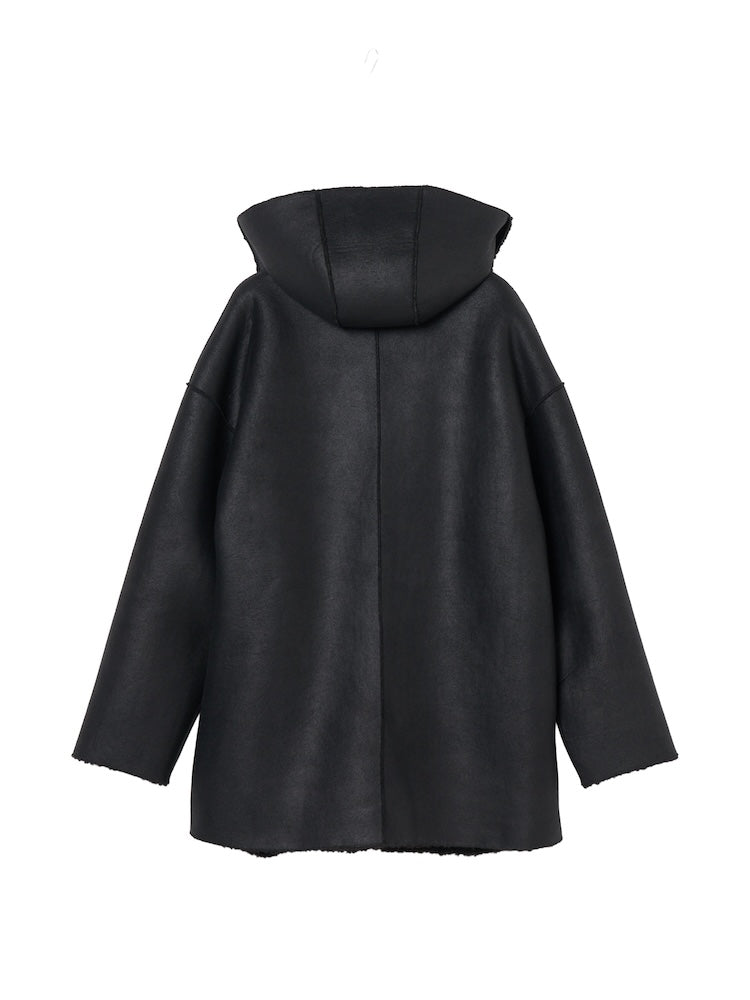 Reversible Hooded Coat