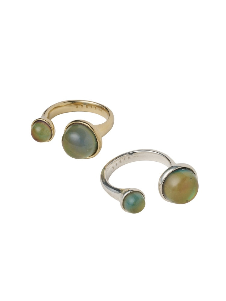 2 Stone Mood Ring