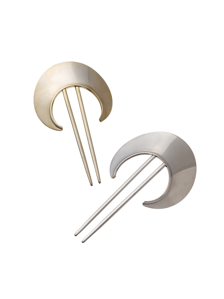 Moon Plate Hair Fork