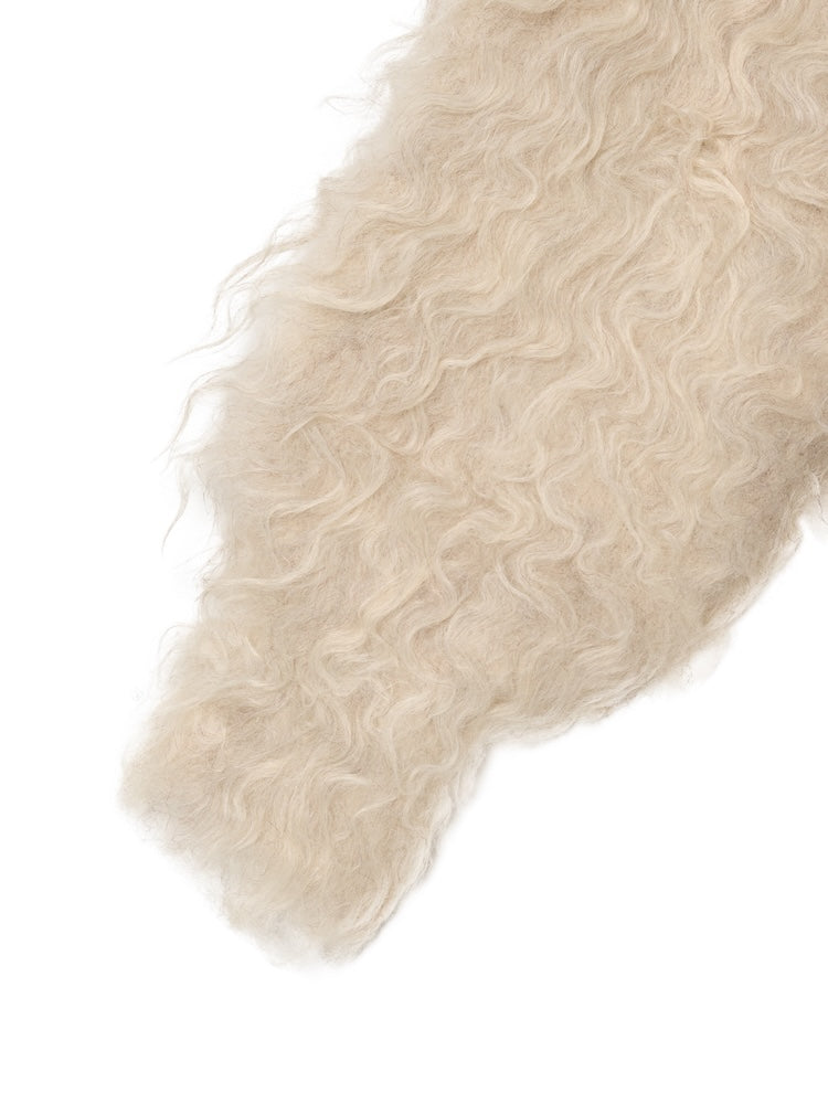 【11月お届け】Carl Shaggy Knit Cardigan