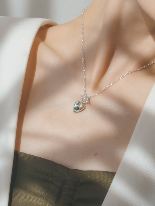 カラー:Silver × Malachite (Green)