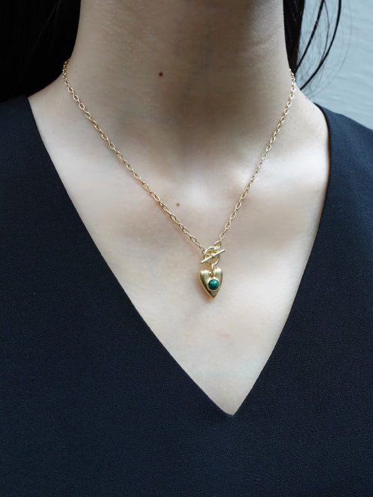 カラー:Gold × Malachite (Green)