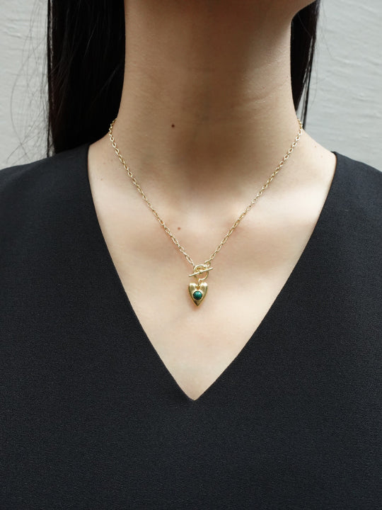 カラー:Gold × Malachite (Green)