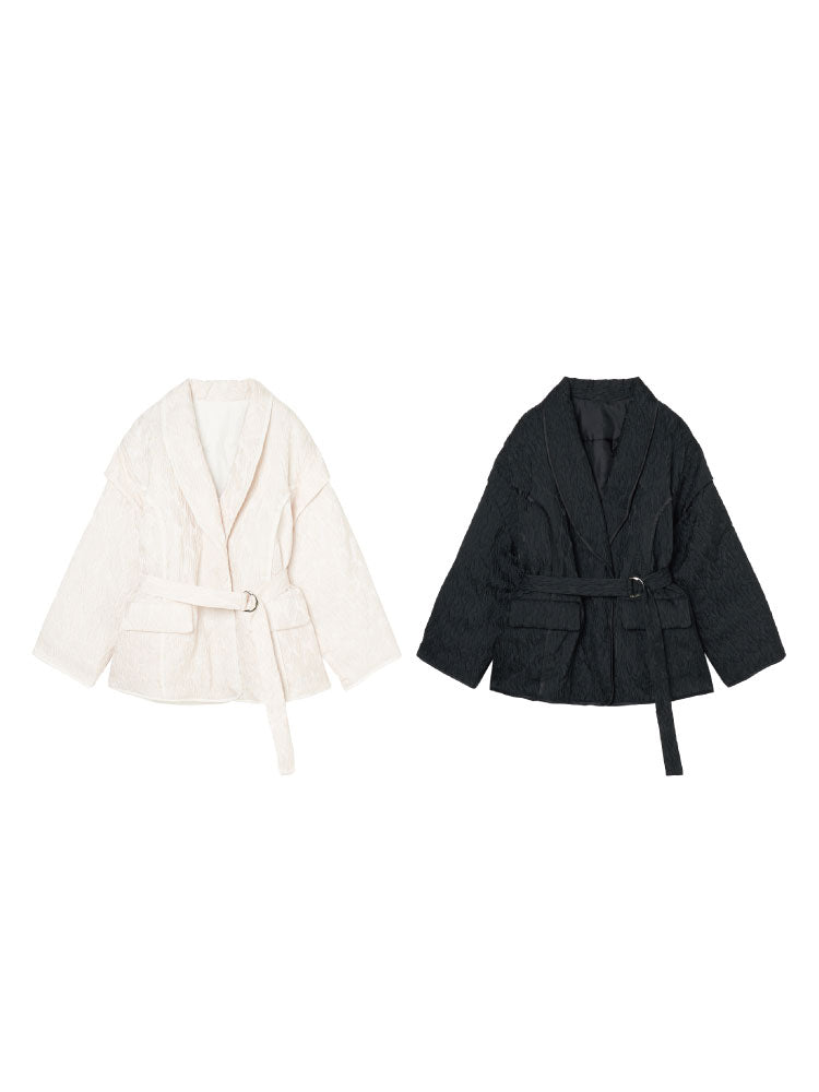 Jacquard Padded Coat