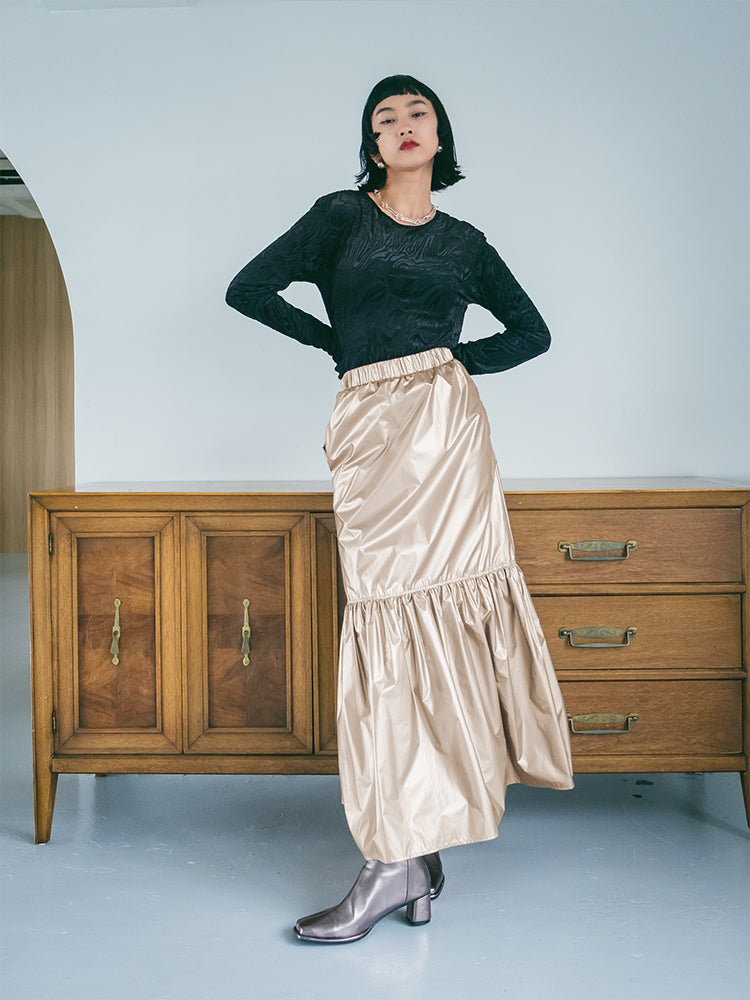 モデル身長:170cm / カラー:Gold