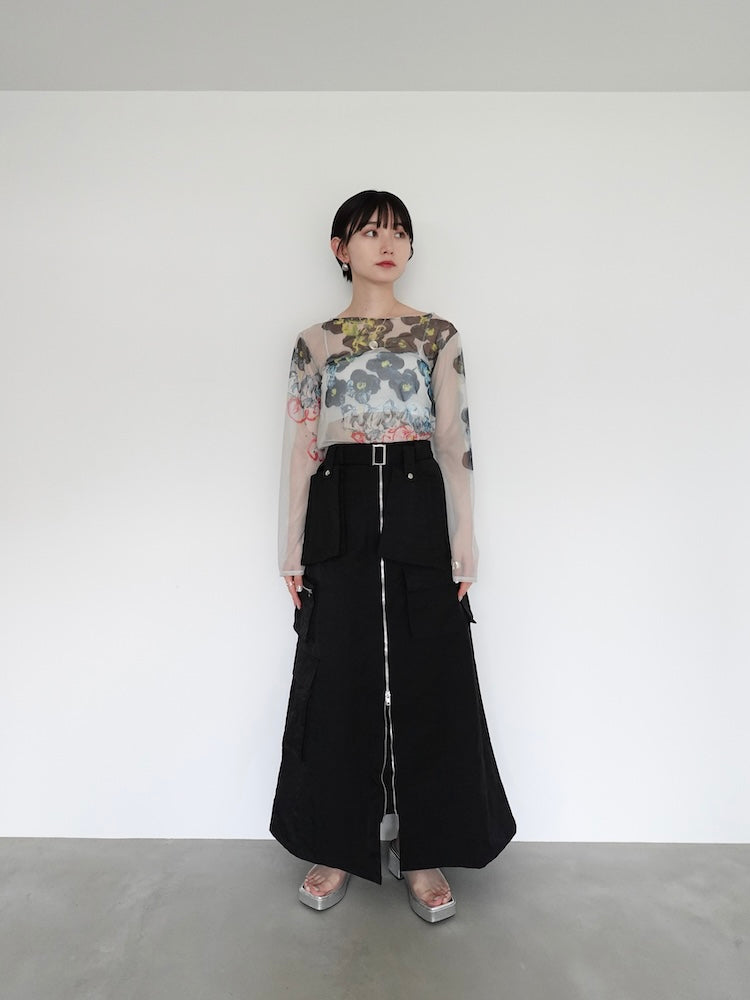 モデル身長:162cm / カラー:Black