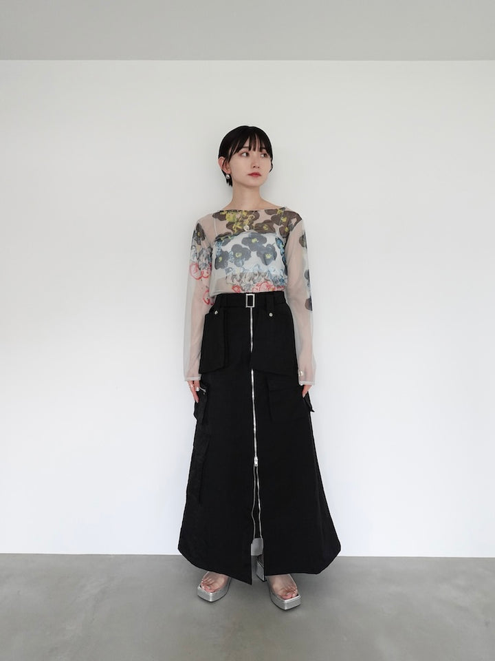 モデル身長:162cm / カラー:Black