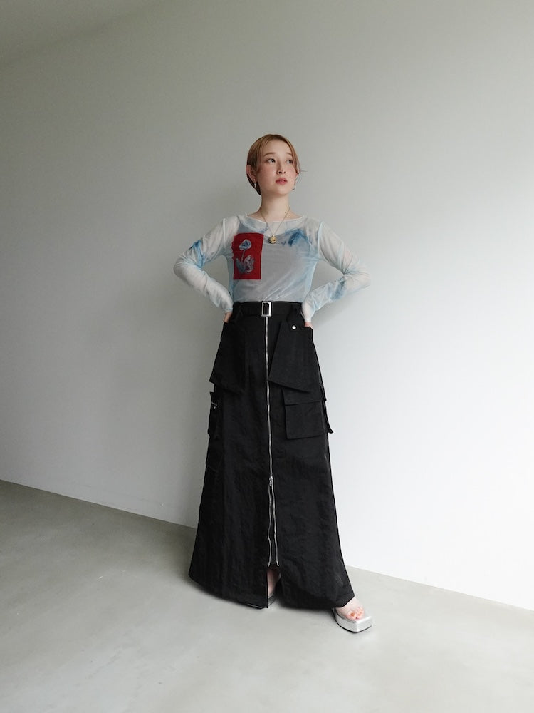 モデル身長:153cm / カラー:Black