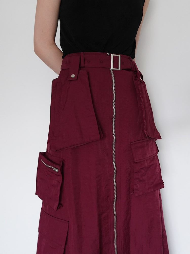 モデル身長:168cm / カラー:Bordeaux