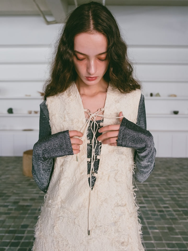 モデル身長:174cm / カラー:Ivory