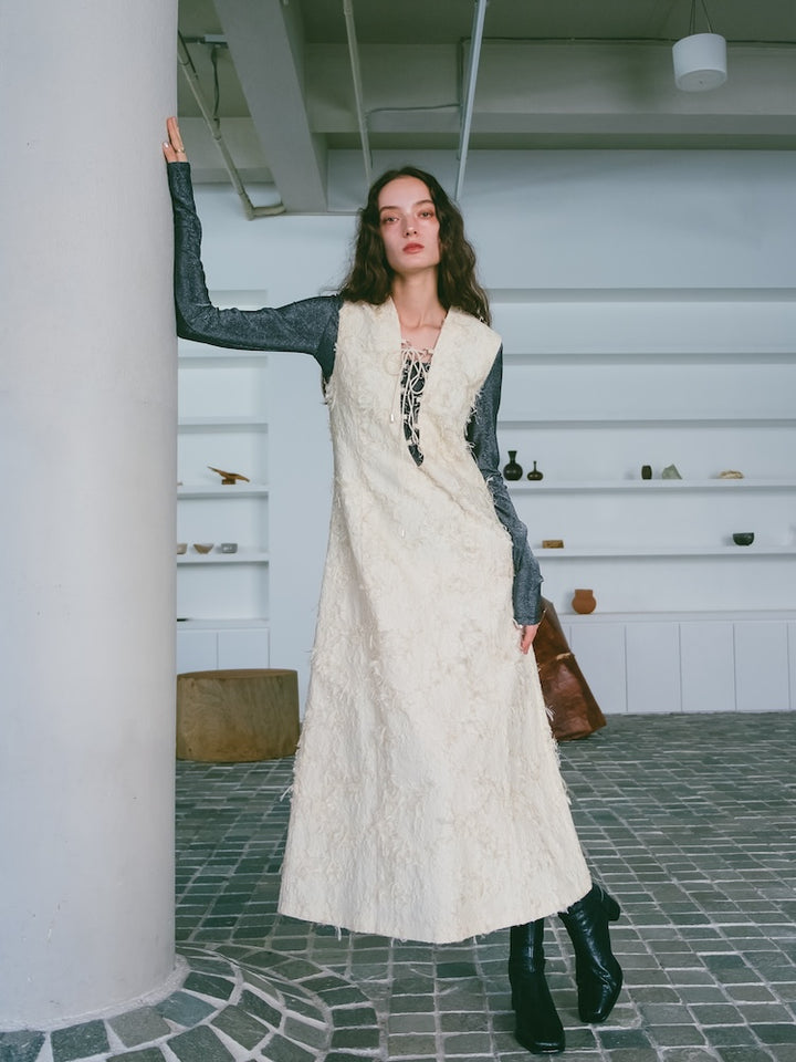 モデル身長:174cm / カラー:Ivory