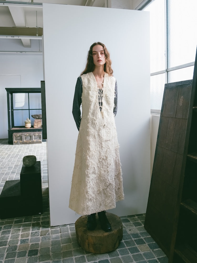 モデル身長:174cm / カラー:Ivory