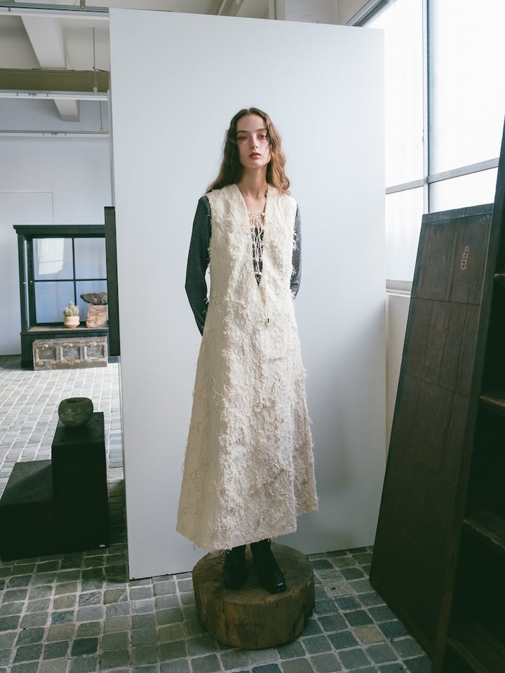 モデル身長:174cm / カラー:Ivory