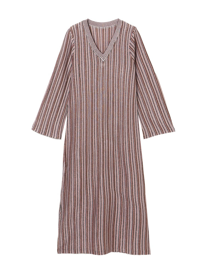 Striped Glitter Dress