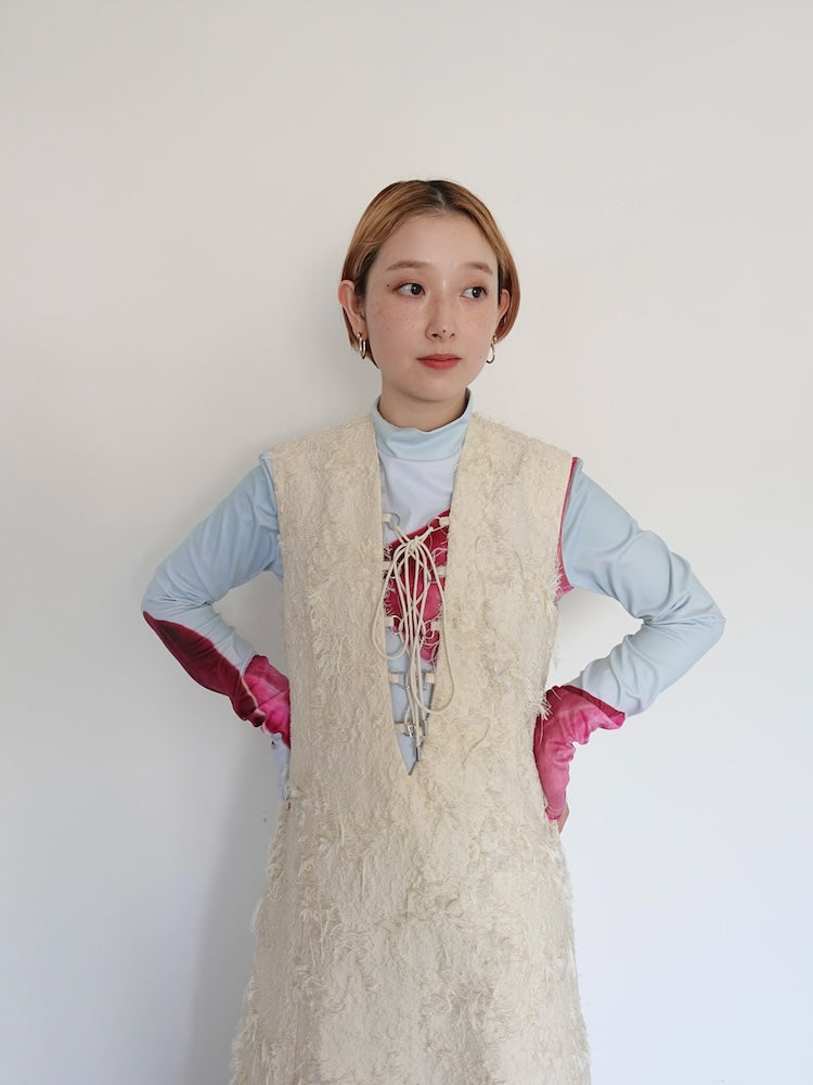 モデル身長:153cm / カラー:Ivory