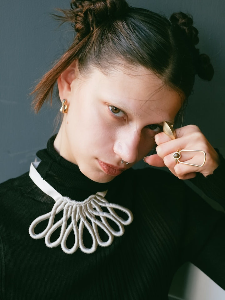 カラー:Gold × Labradorite (Gray)