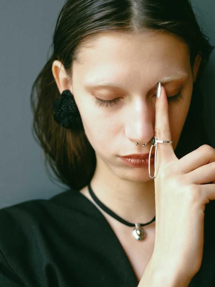 カラー:Silver × Labradorite (Gray)