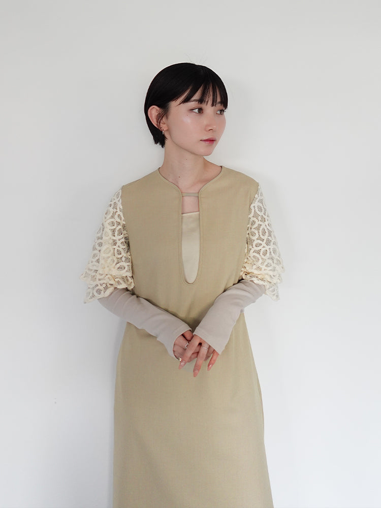 モデル身長:162cm / カラー:Beige