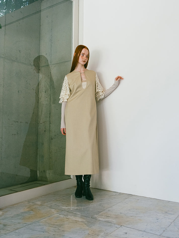 モデル身長:172cm / カラー:Beige