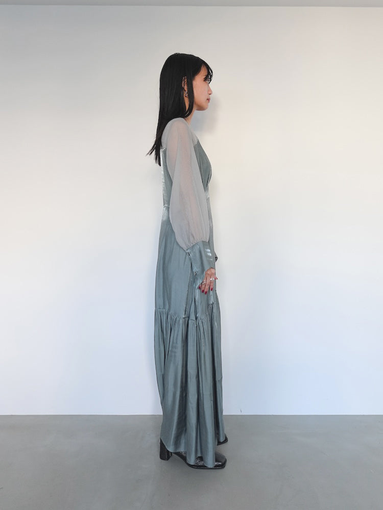 モデル身長:158cm / カラー:GrayBlue