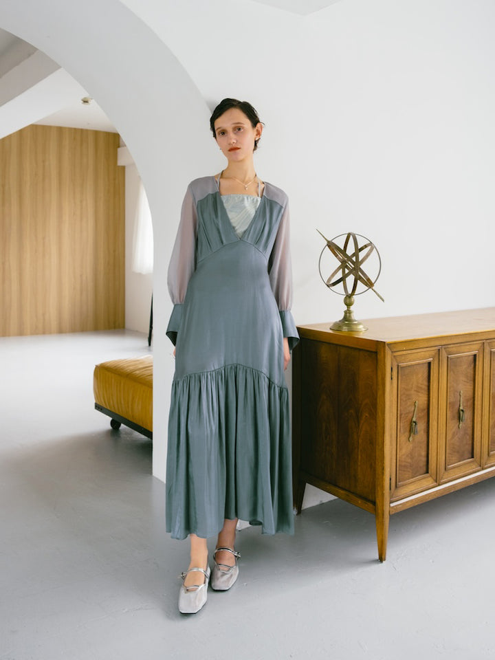 モデル身長:172cm / カラー:GrayBlue