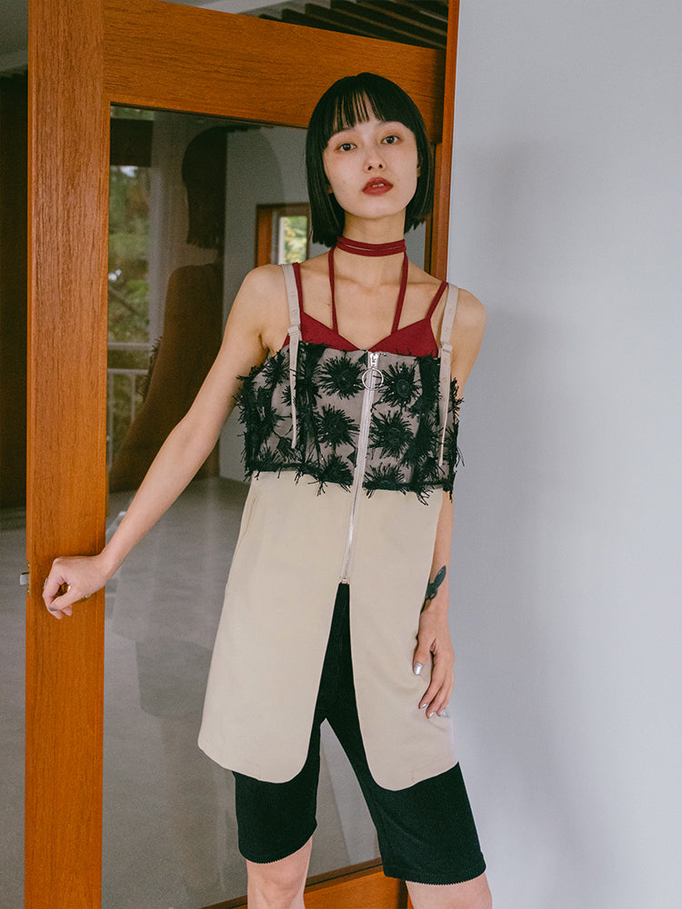 モデル身長:166cm / カラー:Beige