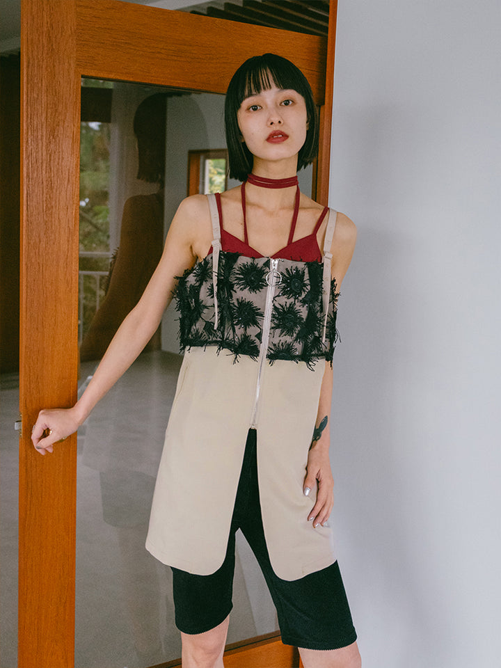 モデル身長:166cm / カラー:Beige