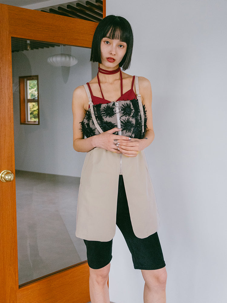 モデル身長:166cm / カラー:Beige