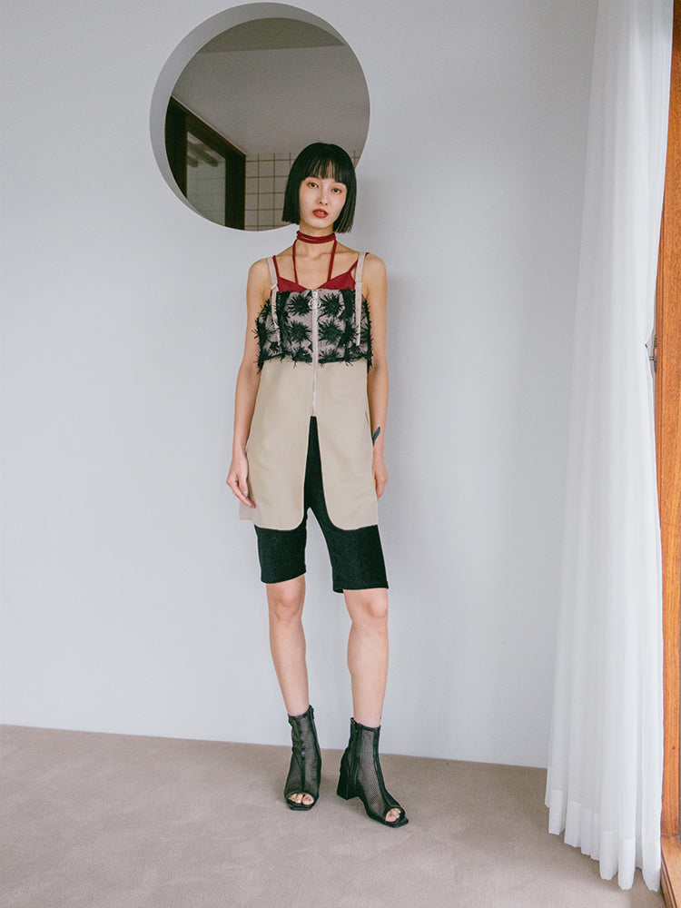 モデル身長:166cm / カラー:Beige