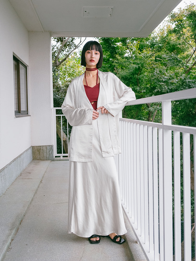 モデル身長:166cm / カラー:OffWhite