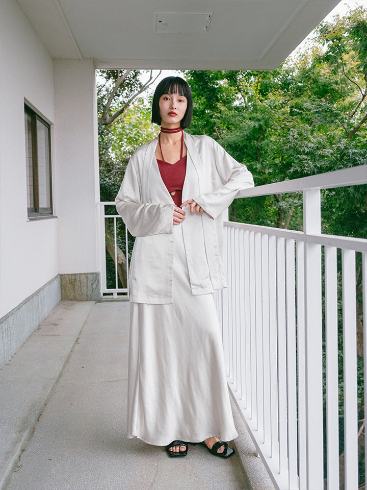 モデル身長:166cm / カラー:OffWhite