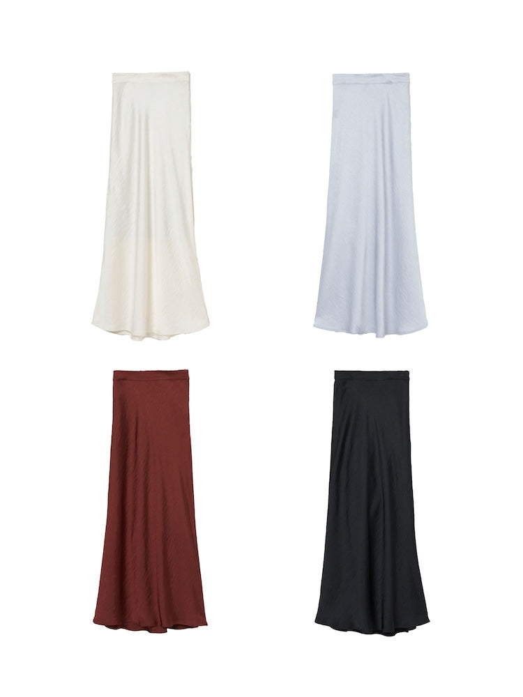 Silky Satin Skirt