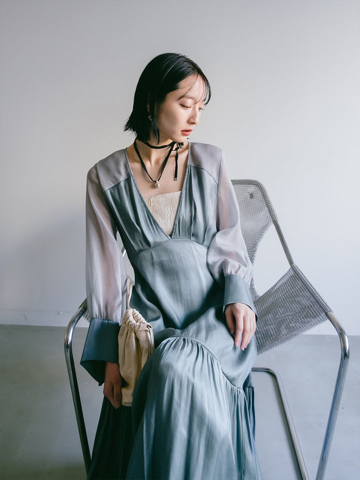 モデル身長:165cm / カラー:GrayBlue